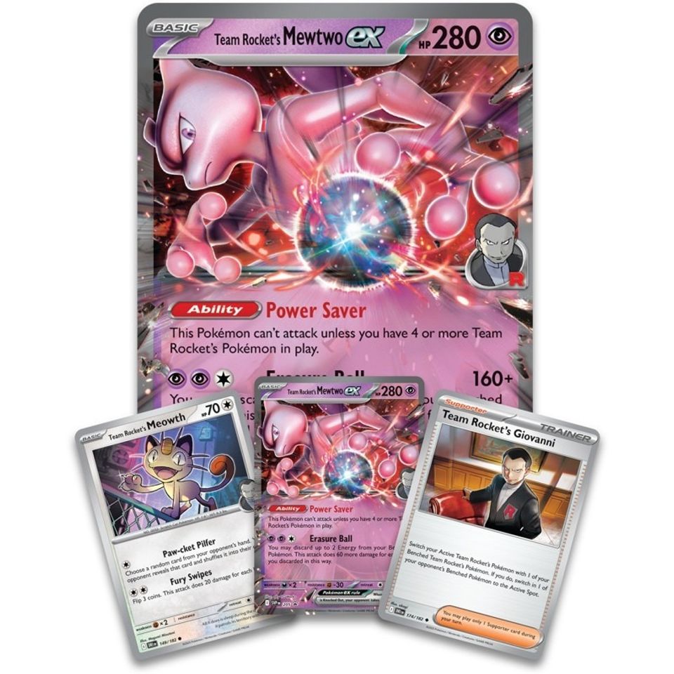 [美品]Team Rocket Mewtwo EX Pokémon TCG - Team Rocket's Ex Box - Krit.ro