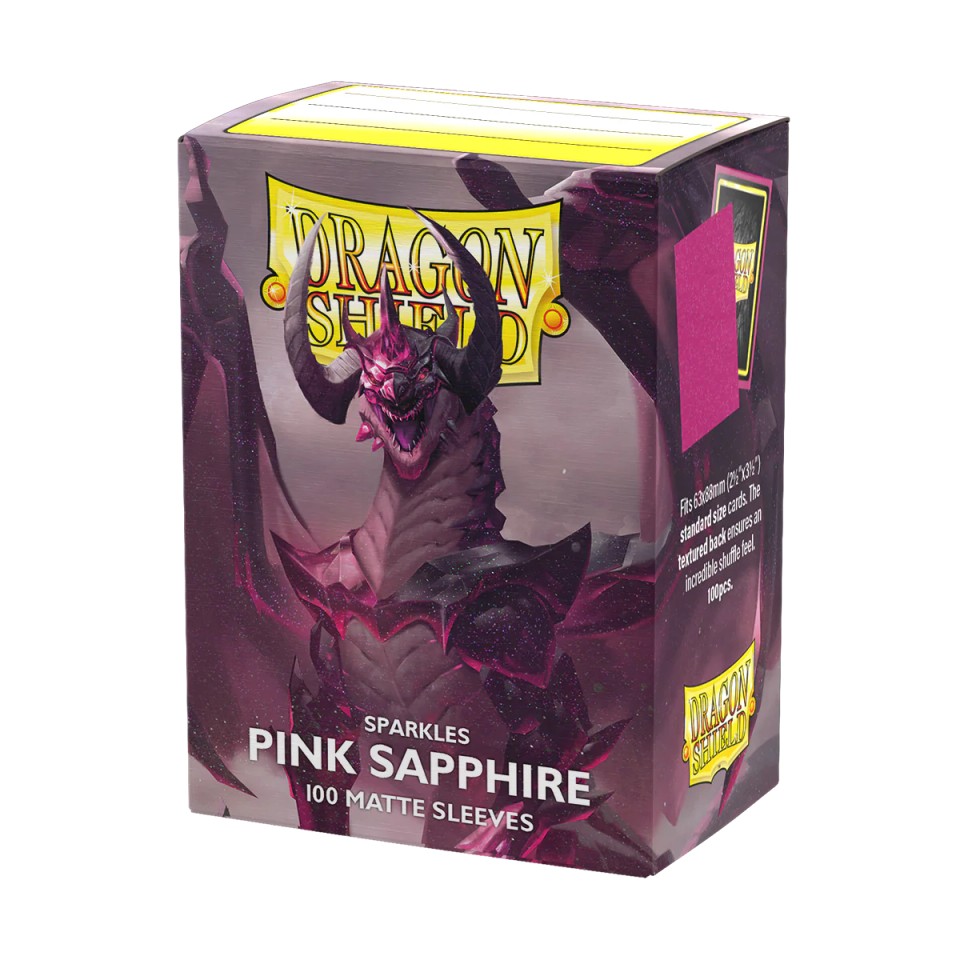 Dragon Shield Standard Matte Dual Sleeves - Pink Sapphire (100
