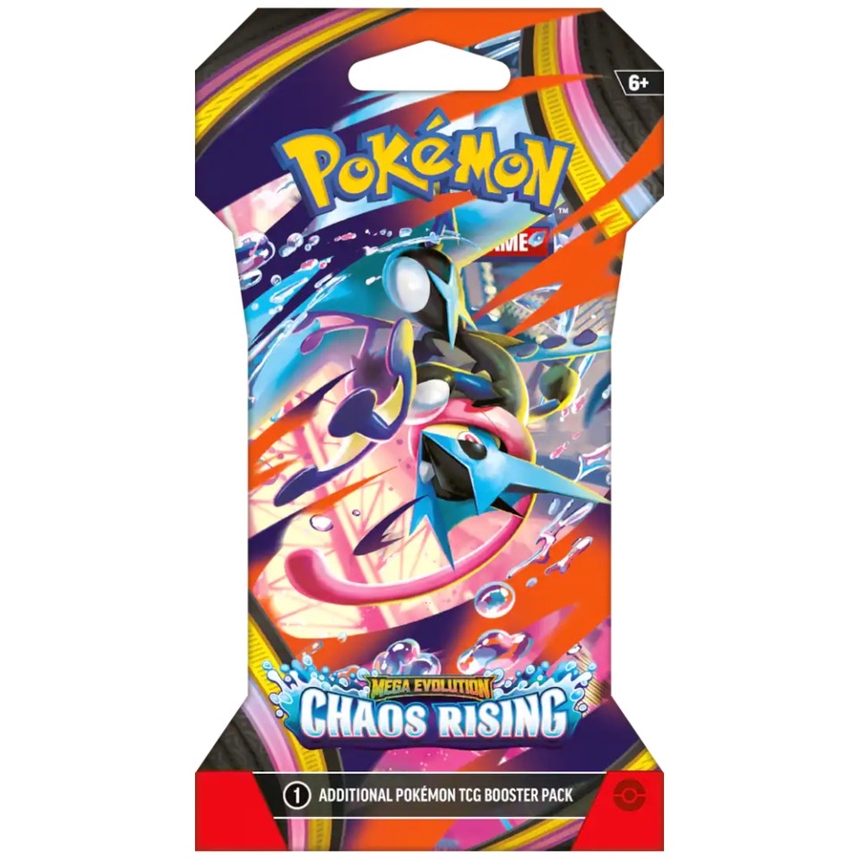 Pokémon TCG Mega Evolution: Chaos Rising - Sleeved Booster Pack
