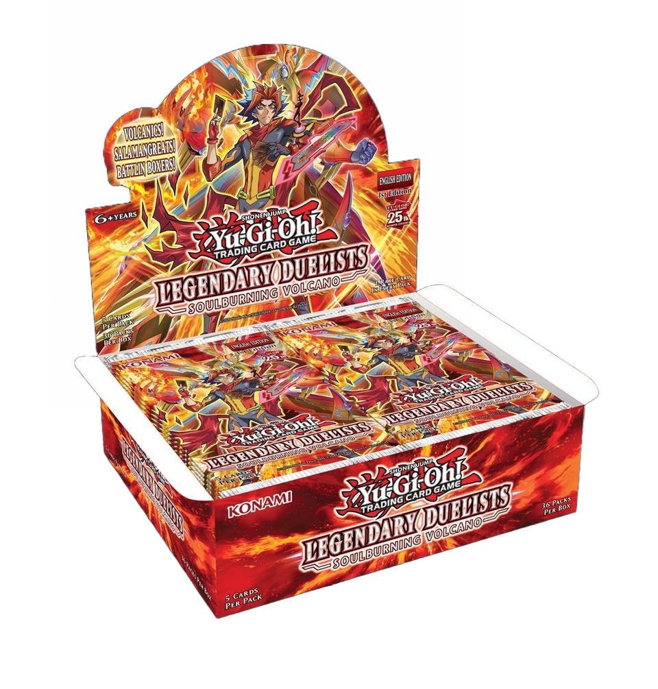 Yu Gi Oh Legendary Duelists Soulburning Volcano Booster Display 36