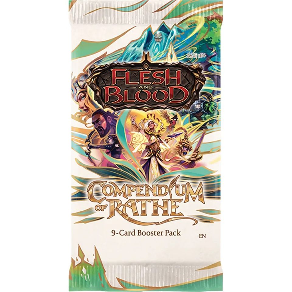Flesh and Blood TCG - Compendium of Rathe Booster Pack | Krit.ro
