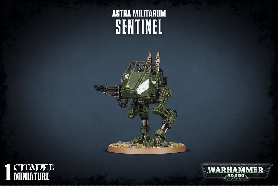 Pret mic Warhammer 40,000 Astra Militarum Sentinel