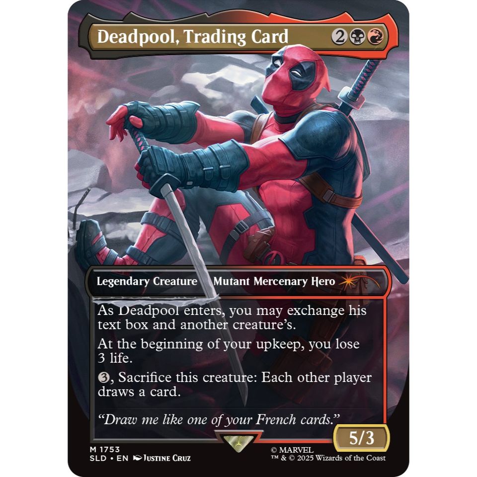 Magic: The Gathering - Secret Lair x Marvel (Deadpool) Nonfoil