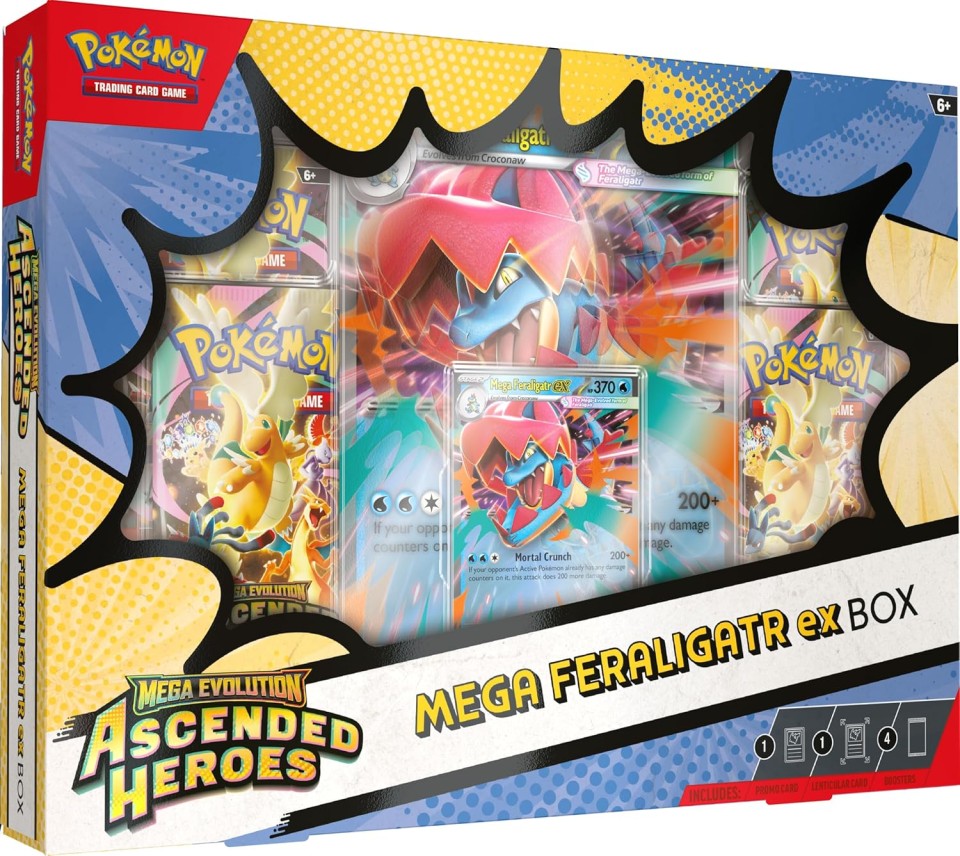 Pokémon Pokémon TCG: Mega Evolution Ascended Heroes - Mega Feraligatr Ex