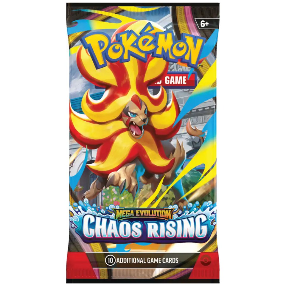 Pokémon TCG Mega Evolution: Chaos Rising - Booster Pack | Krit.ro