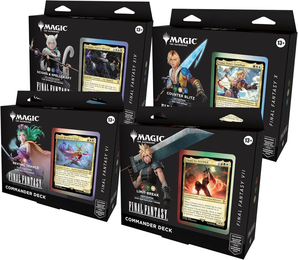 Magic: The Gathering Final Fantasy Commander Deck Set | Krit.ro