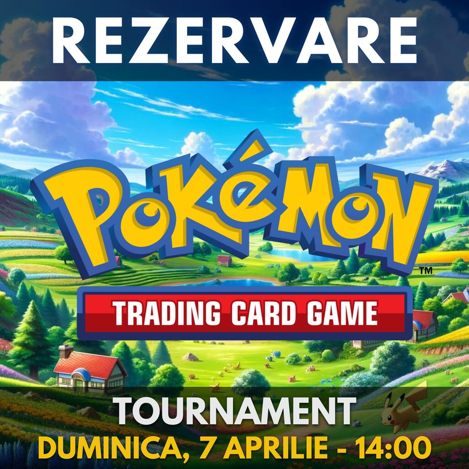 Pokemon TCG Tournament - 7 Aprilie 2024 - Krit.ro